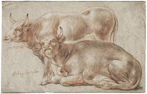 Lot 6246, Auction  104, Jordaens, Hans - zugeschrieben, Zwei ruhende Kühe