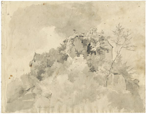 Lot 6390, Auction  104, Bracht, Eugen, Blick auf die Ruine Frankenstein