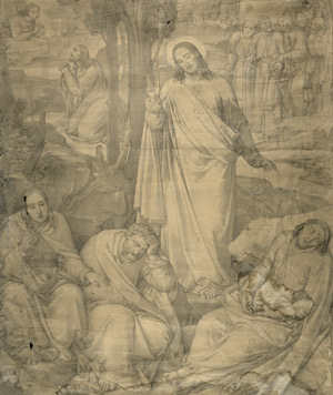 Lot 6419, Auction  104, Deutsch, um 1840. Christus am Ölberg