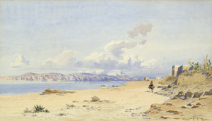 Lot 6433, Auction  104, Fischer, Ludwig Hans, Küstenlandschaft auf Rhodos