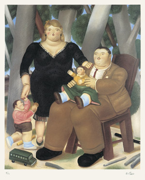 Lot 7034, Auction  104, Botero, Fernando, Family group