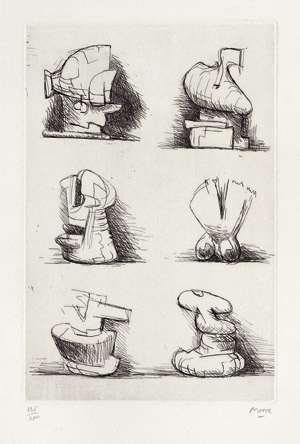 Lot 7327, Auction  104, Moore, Henry, Six Sculpture Motives