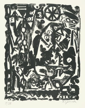 Lot 7366, Auction  104, Penck, A.R., Komposition