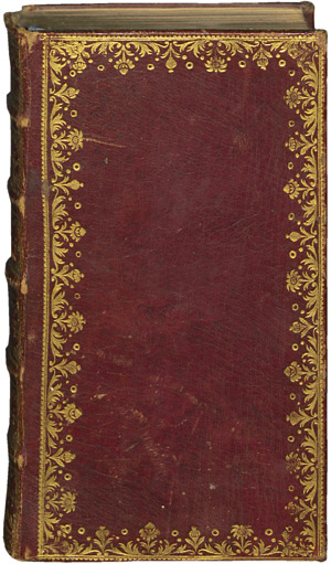 Lot 1614, Auction  105, Buchkassette, Rotbrauner Lederband des 18. Jhdts
