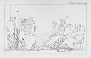 Lot 1640, Auction  105, Flaxman, John, Umrisse zur  Ilias und Odyssee