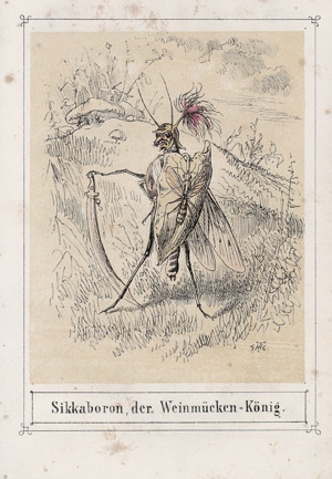 Lot 1715, Auction  105, Fürstenhaupt, Adolf und Hosemann, Theodor - Illustr., Der Mücken- und Ameisenkrieg