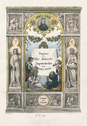 Lot 1807, Auction  105, Nisle, Julius, Umrisse zu Chr. Schmid's Jugendschriften