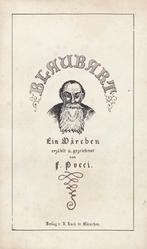Lot 1819, Auction  105, Pocci, Franz, Blaubart. Ein Märchen + Beigabe