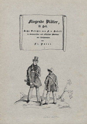 Lot 1836, Auction  105, Kobell, Franz von, Fliegende Blätter, II. Heft. 