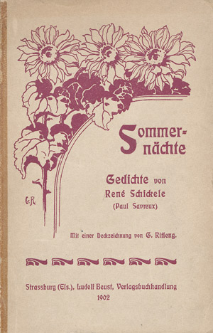 Lot 3834, Auction  105, Schickele, René, Sommernächte