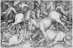 Lot 5014, Auction  105, Baldung, Hans, Die sieben Pferde