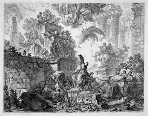 Lot 5736, Auction  105, Piranesi, Giovanni Battista, Frontispiz mit der Statue der Minerva