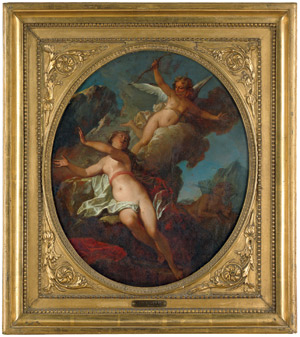 Lot 6032, Auction  105, Bertin, Nicolas, Amor und Nymphe mit einem Zephyr