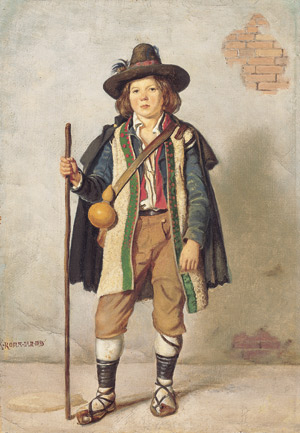 Lot 6093, Auction  105, Kornerup, Jacop, Römischer Hirtenknabe in seiner Tracht