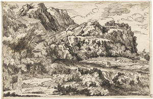 Lot 6333, Auction  105, Koch, Joseph Anton, Arkadische Landschaft mit Wasserträgerin