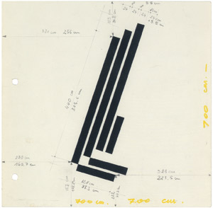 Lot 7032, Auction  105, Sayler, Diet, Streifenkomposition