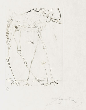 Lot 7141, Auction  105, Dalí, Salvador, Eléphant