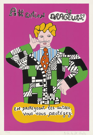 Lot 7471, Auction  105, Saint-Phalle, Niki de, Attention Dragueurs!