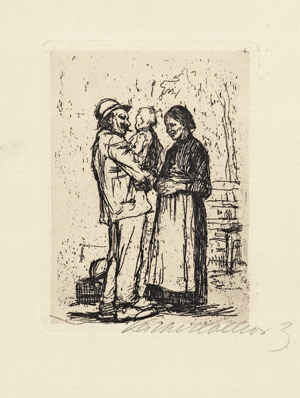 Lot 8157, Auction  105, Kollwitz, Käthe, Begrüßung