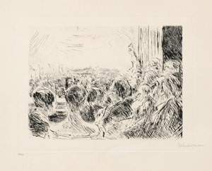 Lot 8200, Auction  105, Liebermann, Max, Das Konzert