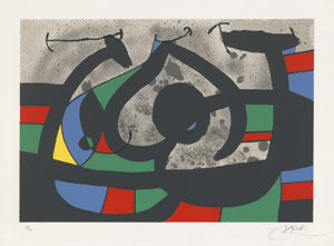 Lot 8231, Auction  105, Miró, Joan, Les Lézard aux Plumes d'Or