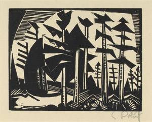 Lot 8297, Auction  105, Schmidt-Rottluff, Karl, Russischer Wald