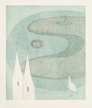 Lot 8518, Auction  105, Minami, Keiko, Les Clochers blancs (The white Steeples)