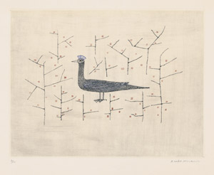 Lot 8524, Auction  105, Minami, Keiko, Paon dans l'Herbe (Peacock in Grass)