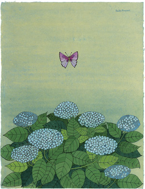 Lot 8604, Auction  105, Minami, Keiko, Hortensia (Hydrangea)