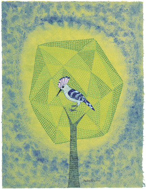 Lot 8617, Auction  105, Minami, Keiko, Huppe dans un Arbre (Hoopoe in a Tree)