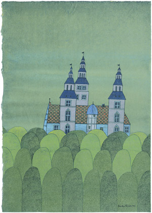 Lot 8635, Auction  105, Minami, Keiko, Château au Forêt (Castle in the Woods)