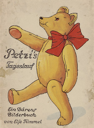 Lot 1937, Auction  106, Tümmel, Else, Petzi's Tageslauf. Ein Bären-Bilderbuch