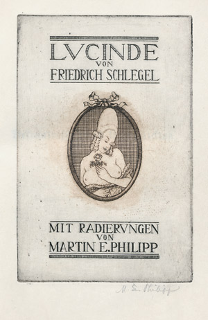 Lot 3321, Auction  106, Schlegel, Friedrich und Philipp, Martin E. - Illustr., Lucinde