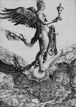 Lot 5099, Auction  106, Dürer, Albrecht, Die Nemesis oder Das Große Glück