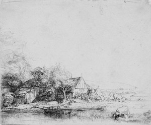 Lot 5252, Auction  106, Rembrandt Harmensz. van Rijn, Die Landschaft mit der saufenden Kuh