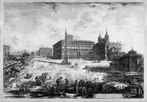 Lot 5808, Auction  106, Piranesi, Giovanni Battista, Veduta della Piazza e Basilica di S. Giovanni in Laterano