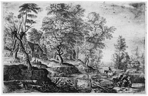 Lot 5883, Auction  106, Uden, Lucas van, Die Landschaft mit dem verunglückten Fuhrwerk