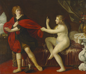 Lot 6017, Auction  106, Italienisch, spätes 17. Jh. Joseph und die Frau des Potiphar