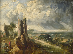 Lot 6148, Auction  106, Constable, John - Umkreis, Hadleigh Castle bei aufziehendem Gewitter