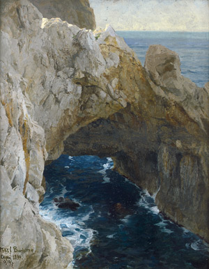 Lot 6213, Auction  106, Boehme, Karl Theodor, Felsenküste auf Capri
