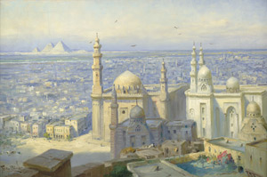 Lot 6234, Auction  106, Binder, Anton (Tony), Blick über Kairo