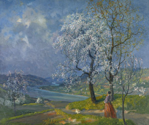 Lot 6251, Auction  106, Goltz, Alexander Demetrius, Frühling in der Wachau