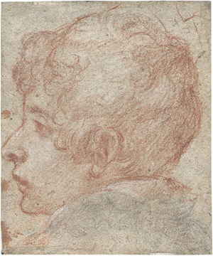 Lot 6528, Auction  106, Florentinisch, 16. Jh. Bildnis eines jungen Mannes im Profil nach links