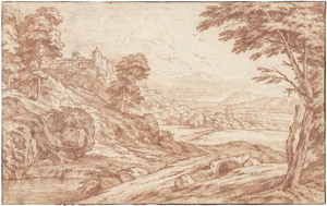 Lot 6590, Auction  106, Boudewijns, Frans, Italianisante Landschaft mit Kastell