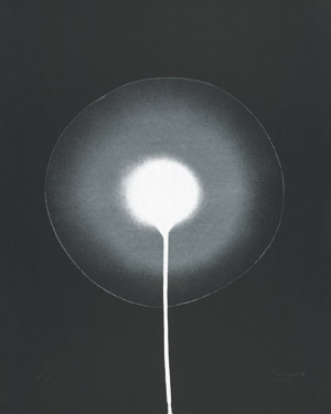 Lot 7433, Auction  106, Piene, Otto, Weiße Sonne auf Schwarz