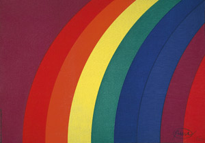 Lot 7435, Auction  106, Piene, Otto, Rainbow Banner