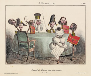 Lot 1532, Auction  107, Caricature, La, Journal par Ch. Philipon. Jahrgang I 