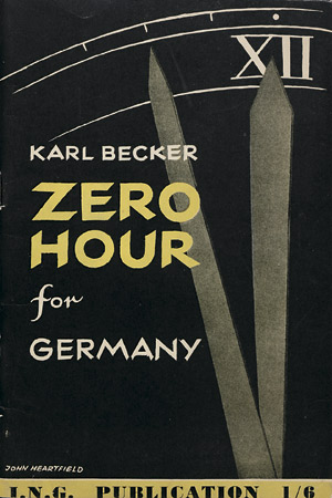 Lot 3024, Auction  107, Becker, Karl und Heartfield, John - Illustr., Zero Hour for Germany