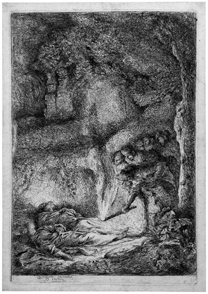 Lot 5081, Auction  107, Castiglione, Giovanni Benedetto, Die Auffindung der Leichname von den hll. Petrus und Paulus