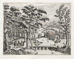 Lot 5186, Auction  107, Niederländisch, um 1530. Der Gang nach Emmaus